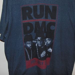 RUNDMC Men's Grey 2XL Tee